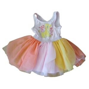 Disney The Lion King Nala Tutu Dress 2T Toddler Girl Tank Top Pink Orange